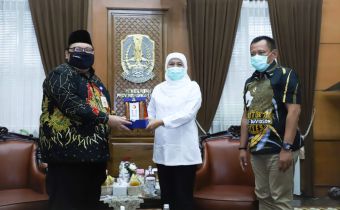 Bawaslu Jatim Laporkan Perkembangan Pengawasan Pilkada kepada Gubernur