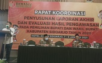 Aang Dorong Pengawas Pemilu se- Sidoarjo Riset Pilkada 2020