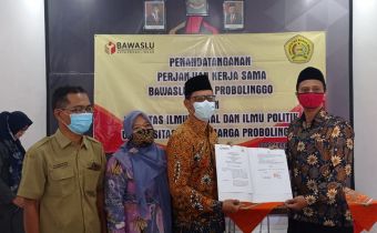 Bawaslu Kota Probolinggo Kerjasama dengan FISIP UPM untuk Pengawasan Partisipatif