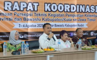 Penguatan Kelembagaan, Anwar Noris Ajak Peran Aktif Seluruh Bawaslu se-Jawa Timur