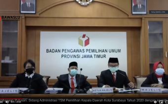 Bawaslu Jatim Putuskan Laporan TSM Pilkada Surabaya Tidak Terbukti