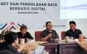 Identifikasi Trend Pelanggaran, Bawaslu Batu Selenggarakan Pelatihan Riset Berbasis Data Digital