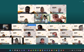 Anggota Bawaslu Jatim, Dewita Hayu Shinta saat memberikan sambutan dalam DHS
