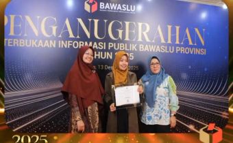 Bawaslu Jatim Raih Predikat Informatif dari Bawaslu RI
