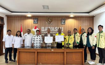 Bawaslu Jatim dan Pemuda Katolik