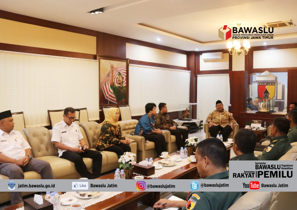 Audiensi dengan Pangdam V Brawijaya