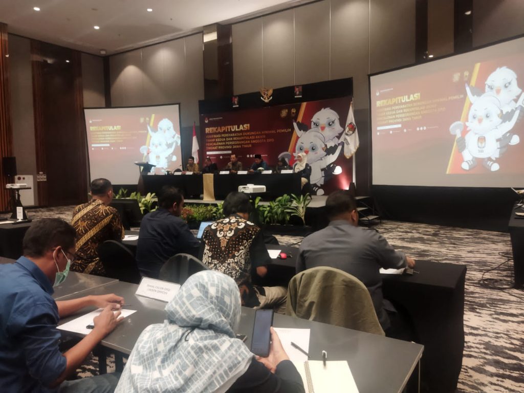 Rekapitulasi Akhir Pencalonan DPD